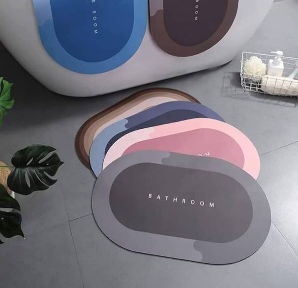 Absorbent foot mat plain